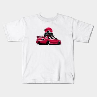 Red Impreza 22B WRX STI JDM Kids T-Shirt